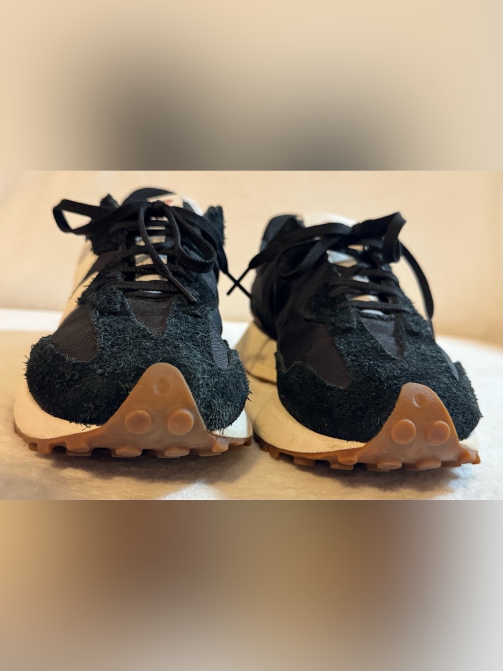 New Balance 327 - Black/White Sneakers Size 9.5 Women, 8 Men - Picture 6 of 11